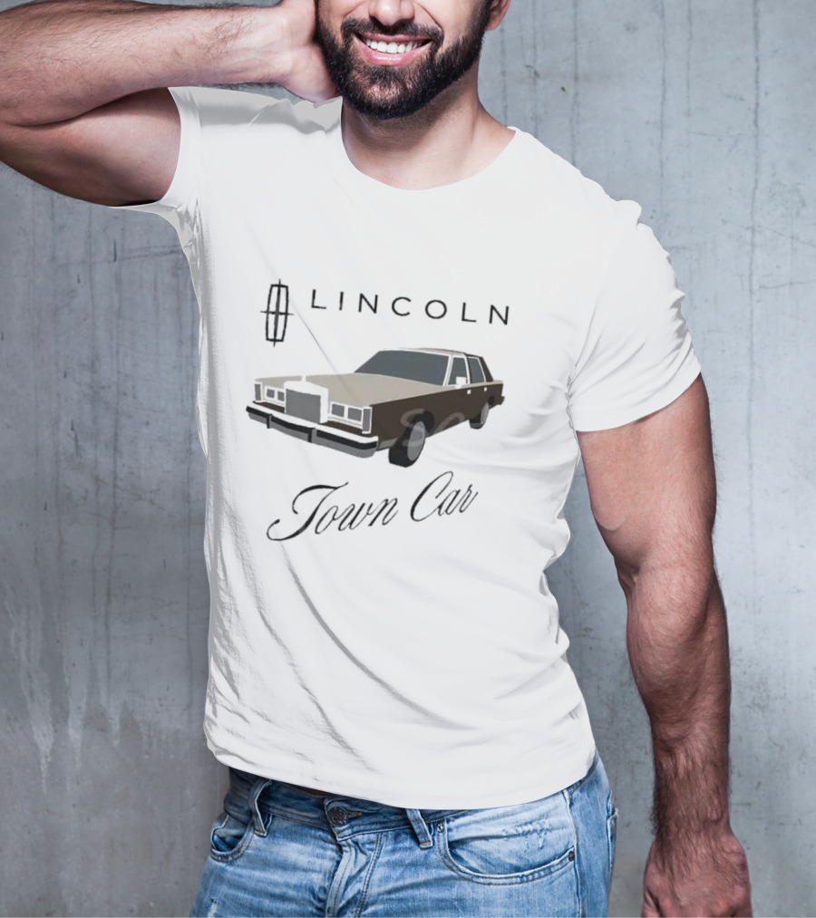 Lincoln Town Car Vintage Sedan Icon T-Shirt