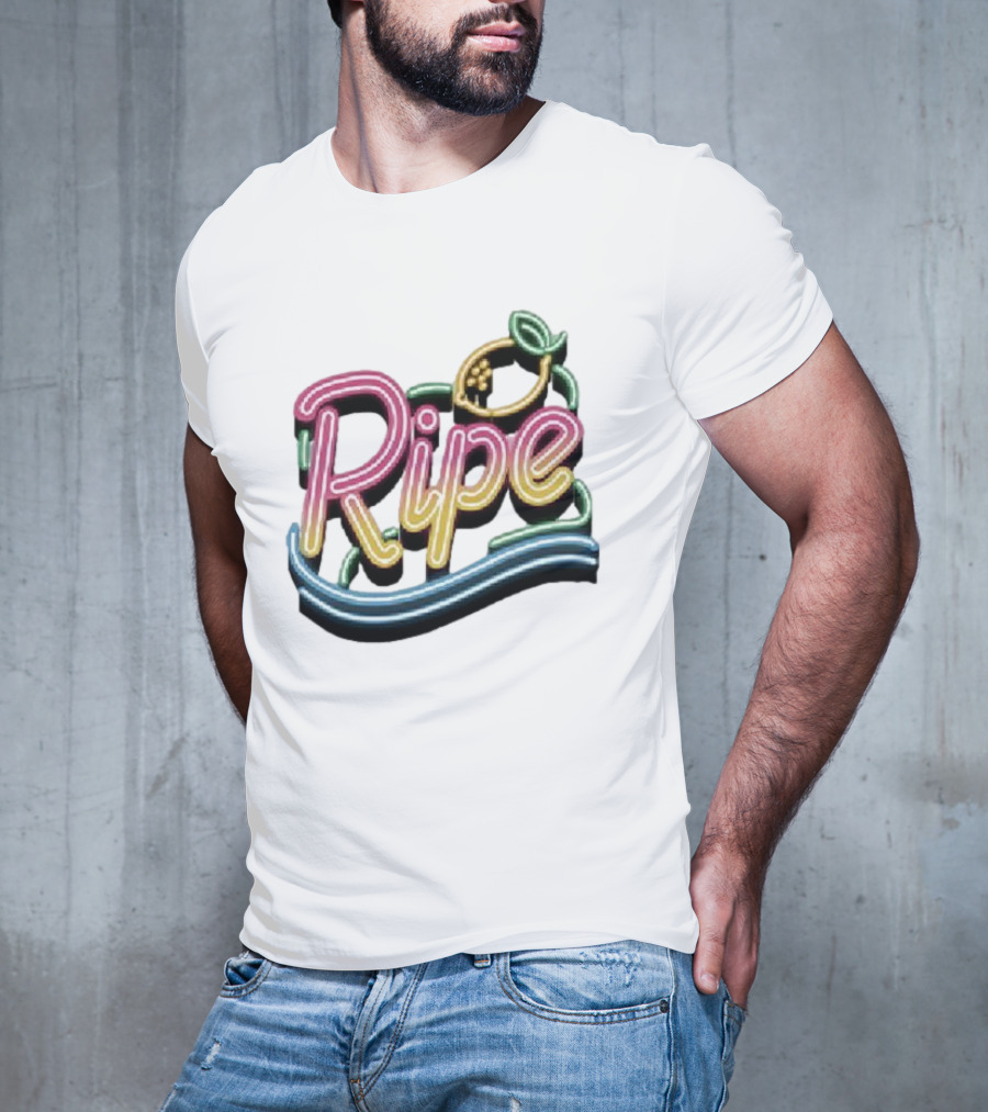 Ripe Neon Ribbed Fruit T-Shirt