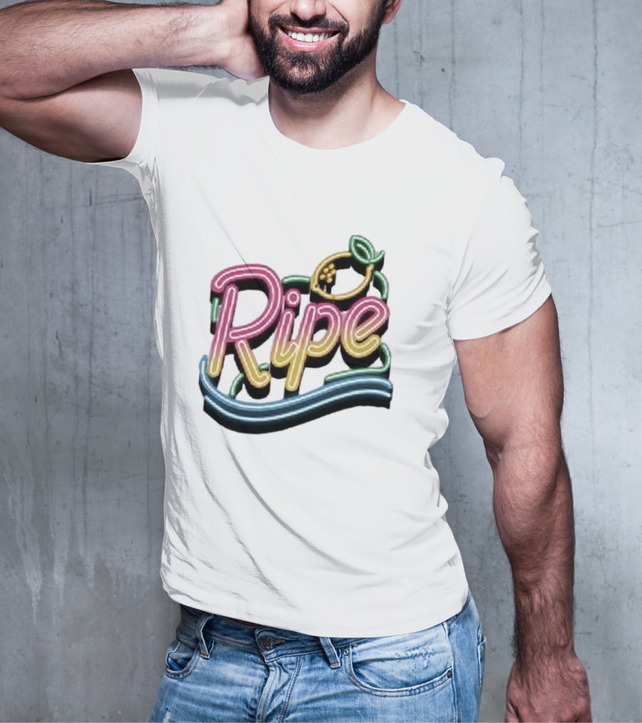 Ripe Neon Ribbed Fruit T-Shirt