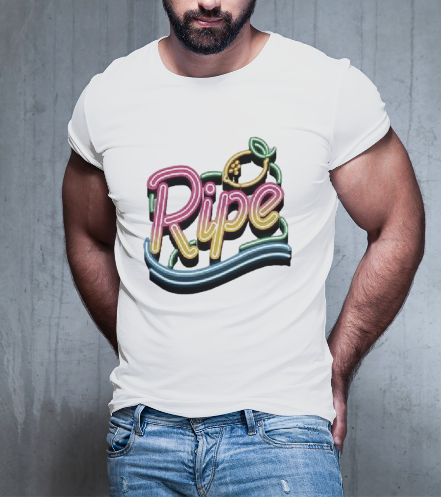 Ripe Neon Ribbed Fruit T-Shirt