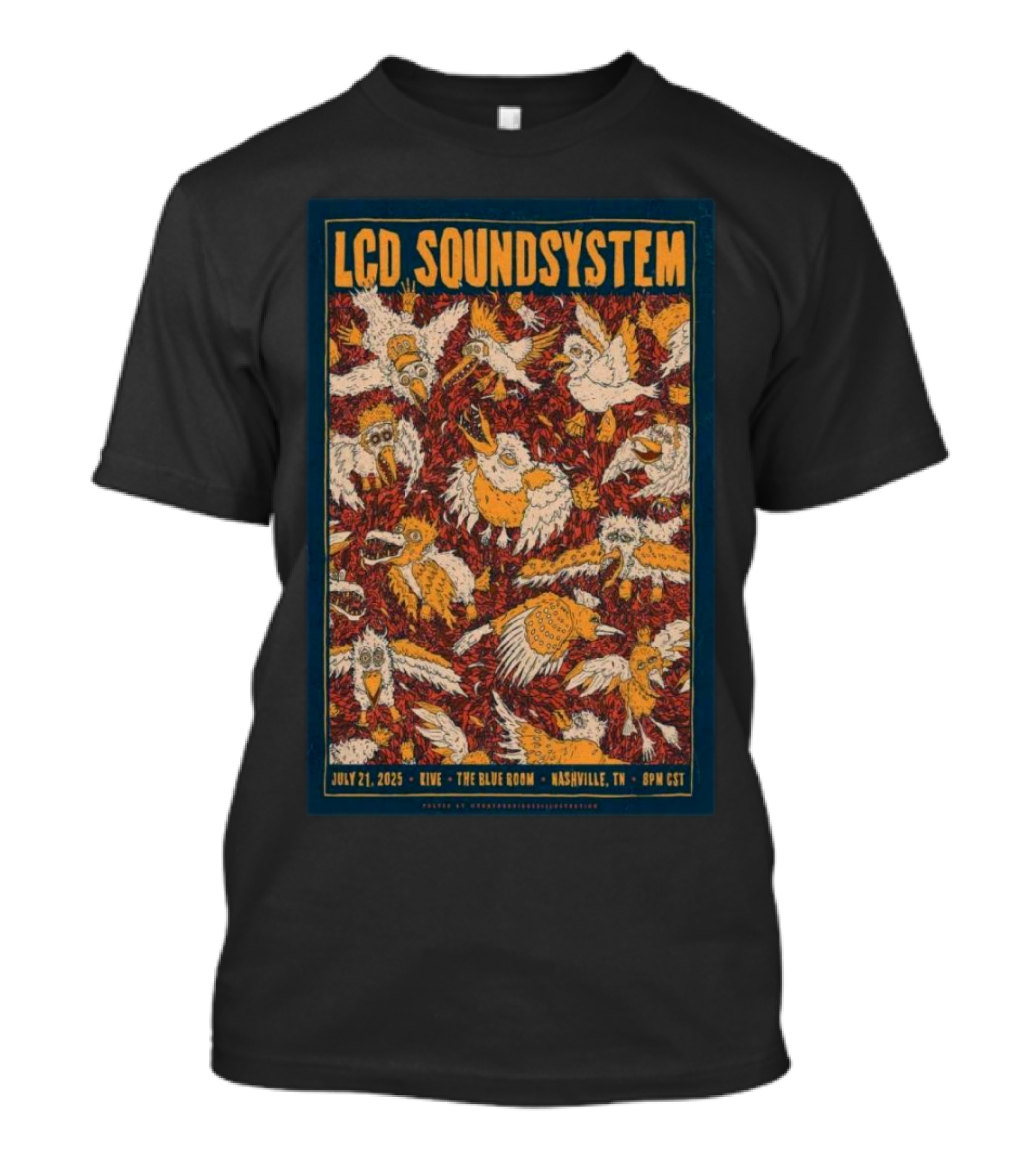 LCD Soundsystem Live At The Blue Room Nashville July 21 2025 T-Shirt