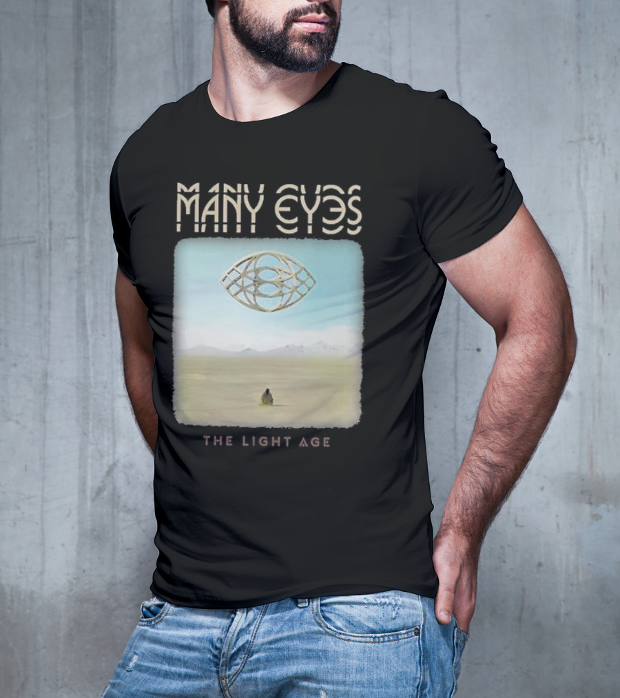 Many Eyes The Light Age Many Eyes Album Cover Desert Scene T-Shirt
