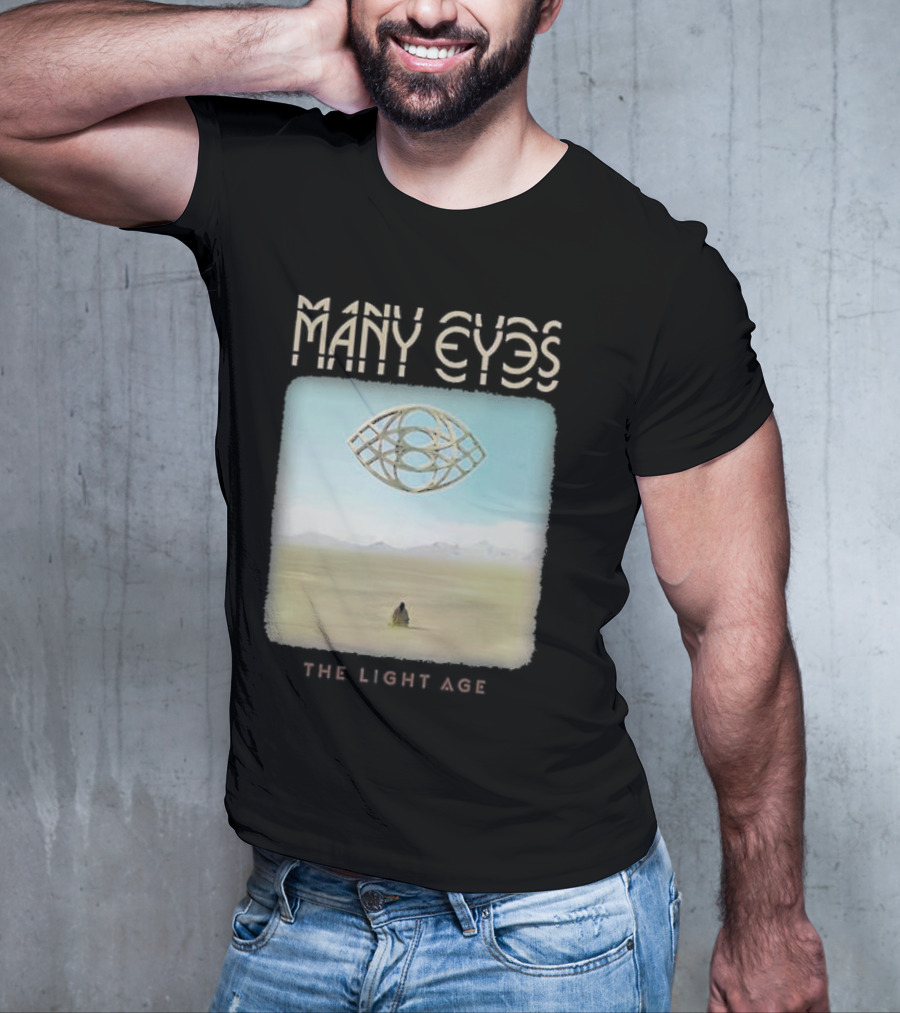 Many Eyes The Light Age Many Eyes Album Cover Desert Scene T-Shirt