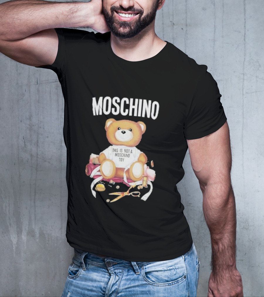 Moschino Teddy This Is Not A Moschino Toy Print T-Shirt