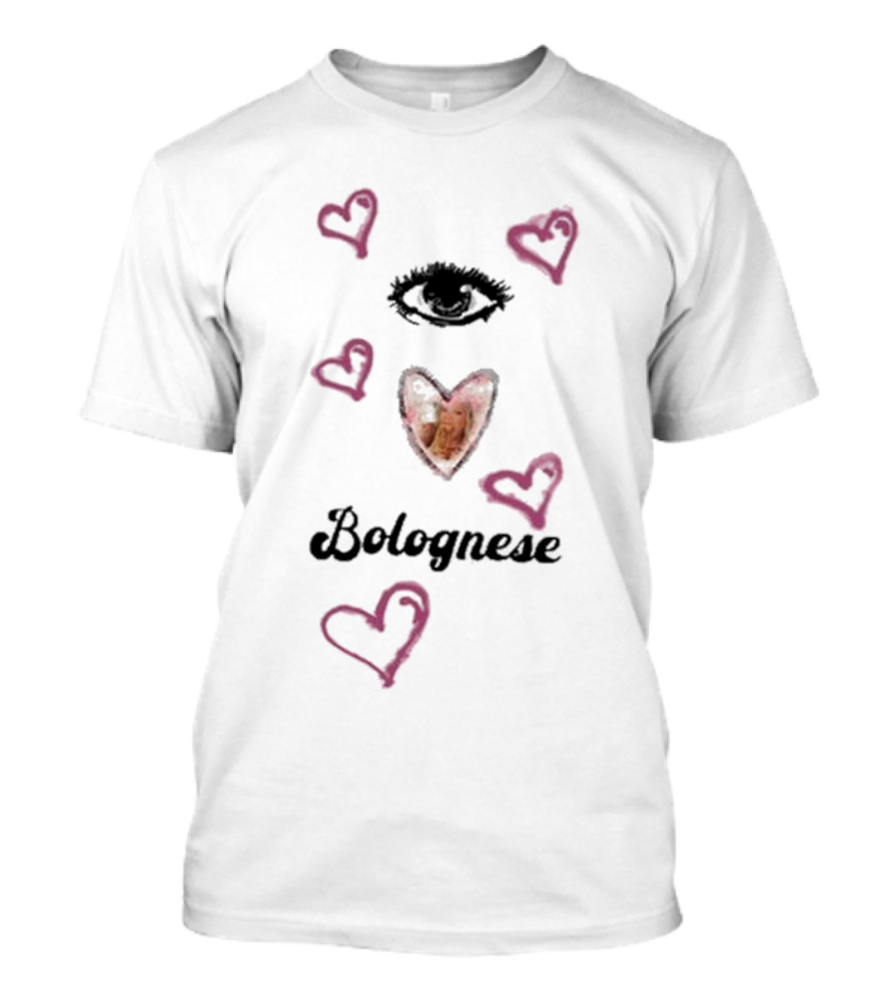 Baby Blue Eye Bolognese Heart T-Shirt