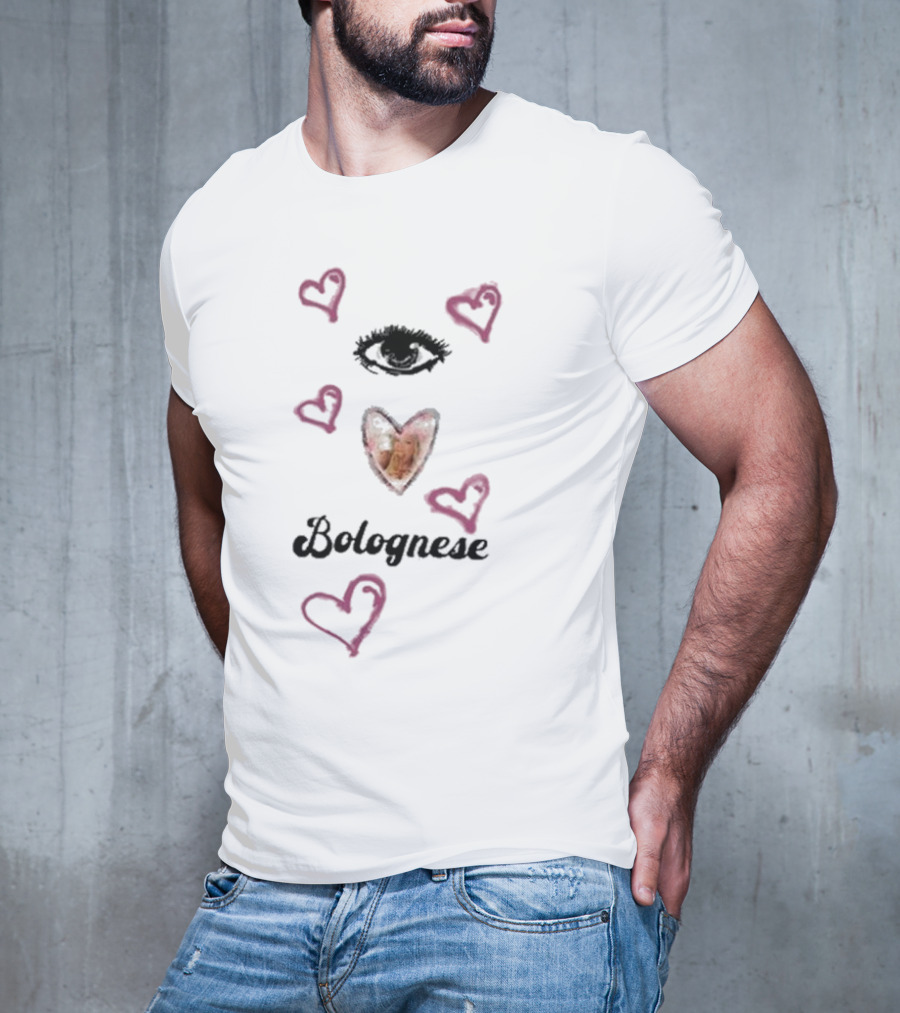 Baby Blue Eye Bolognese Heart T-Shirt