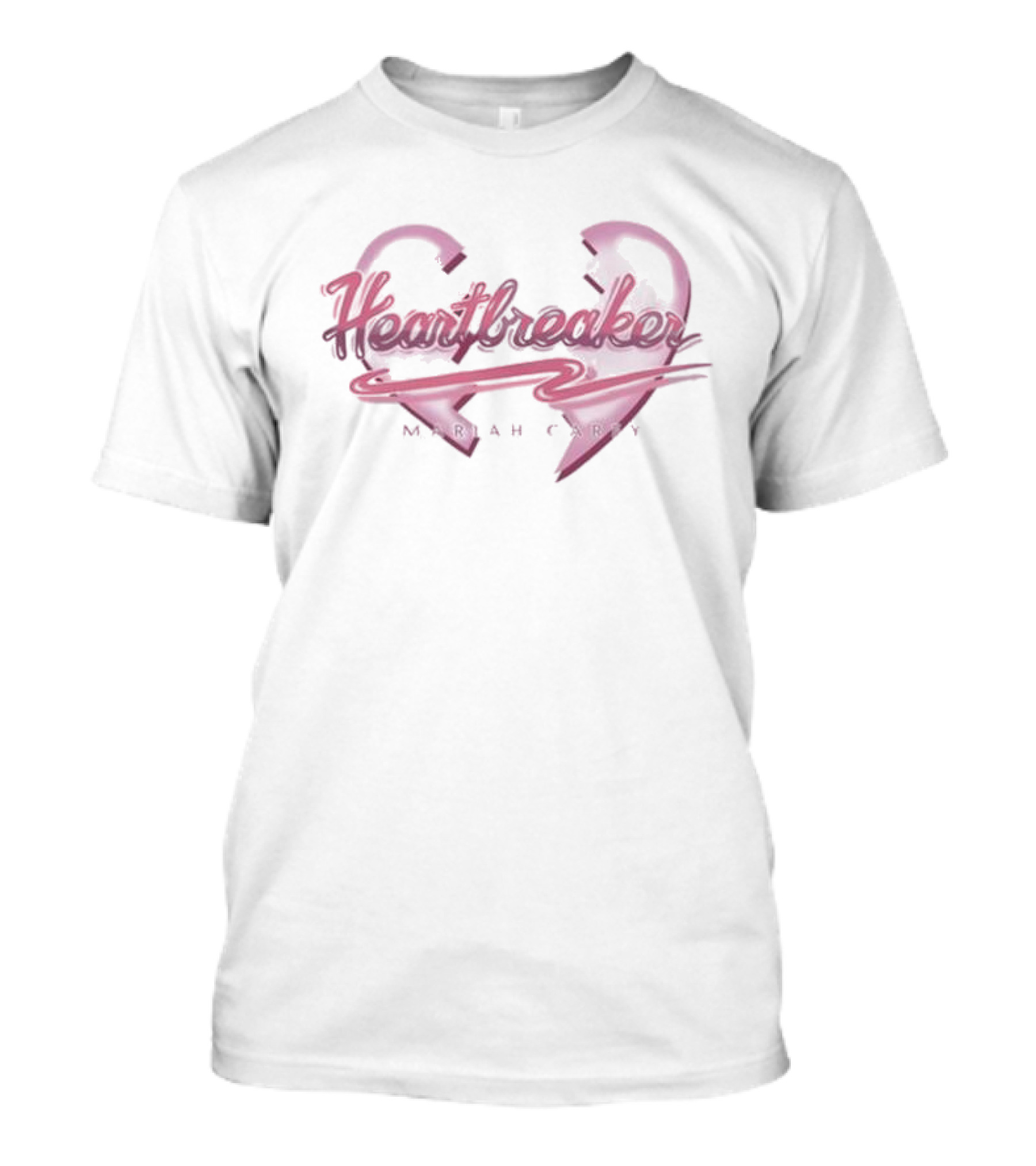 Heartbreaker Mariah Carey Broken Pink Heart T-Shirt