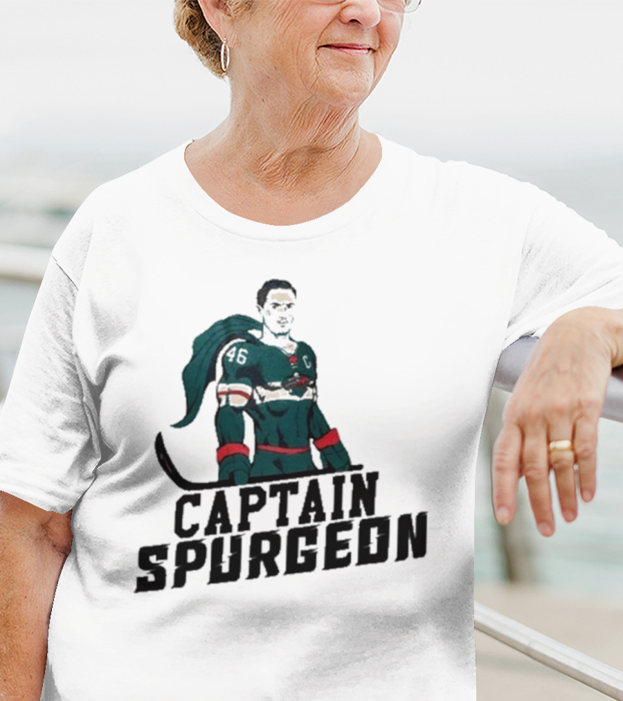 Matt Boldy Featuring Captain Spurgeon Hockey Hero 46 T-Shirt