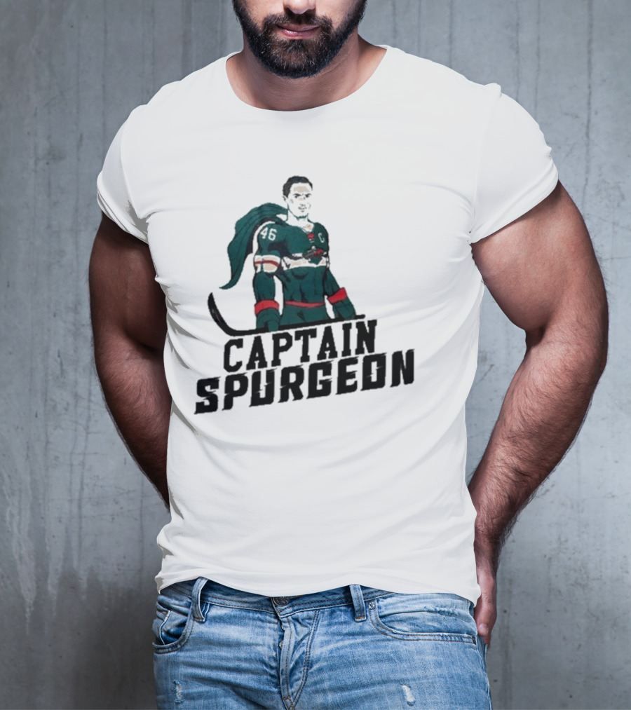 Matt Boldy Featuring Captain Spurgeon Hockey Hero 46 T-Shirt
