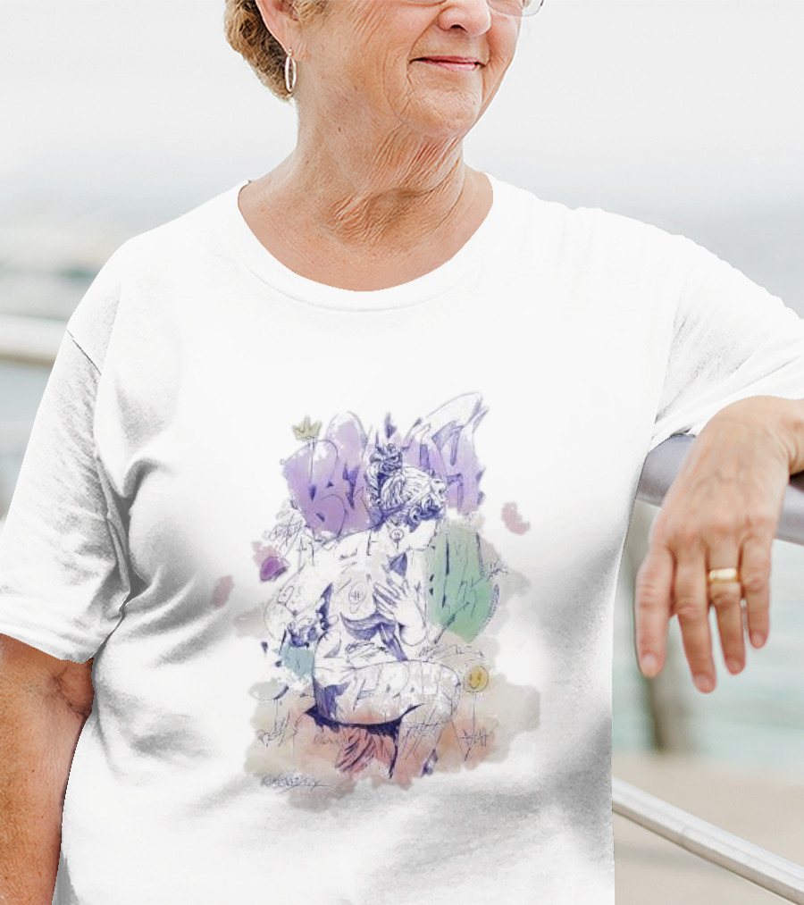 Pichiavo Venus Colorful Graffiti And Sketch Fusion T-Shirt