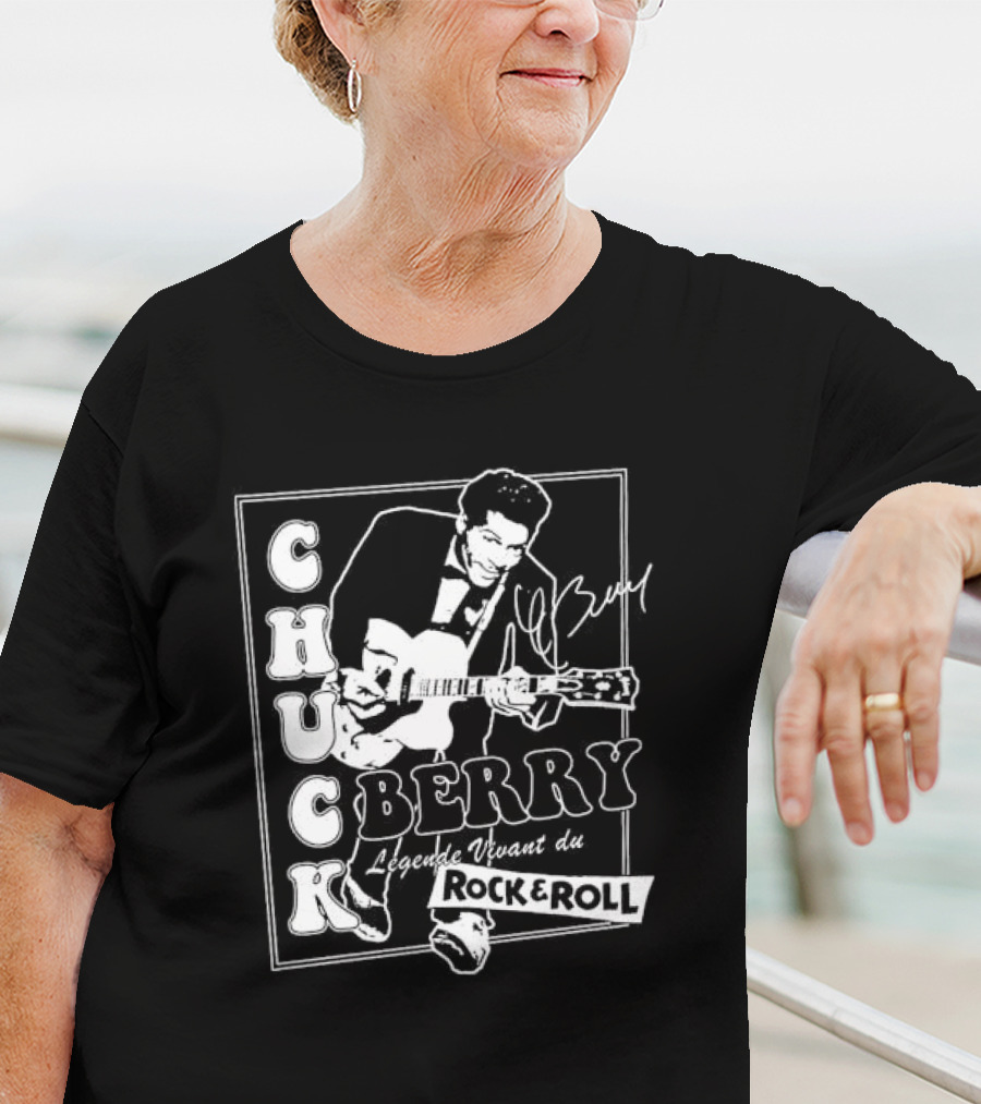 Chuck Berry Légende Vivant Du Rock And Roll T-Shirt