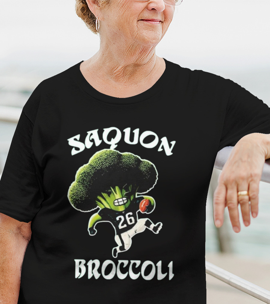 Saquon Broccoli 26 Football Player T-Shirt