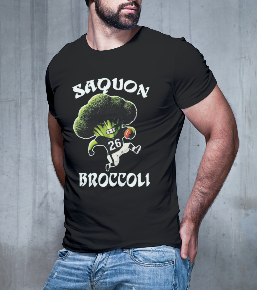 Saquon Broccoli 26 Football Player T-Shirt