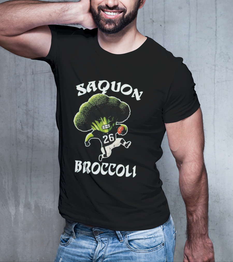 Saquon Broccoli 26 Football Player T-Shirt