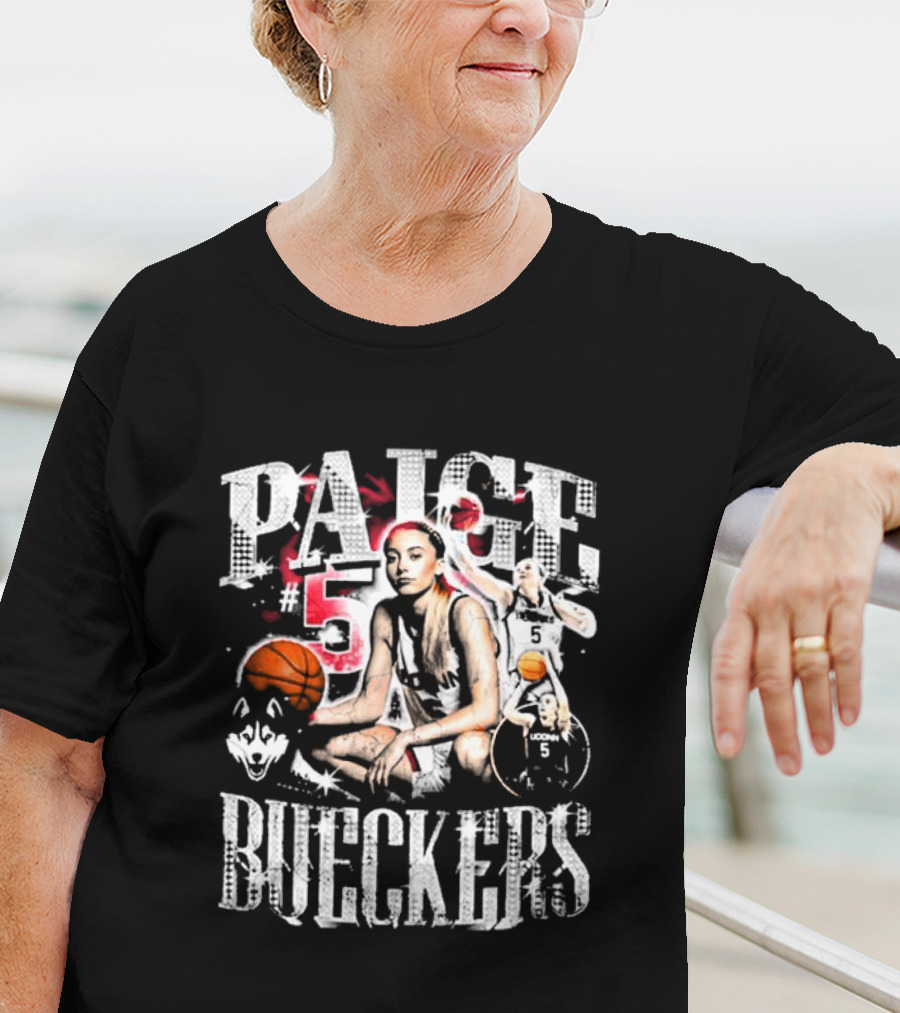 Paige Bueckers #5 UConn Huskies Basketball Star T-Shirt
