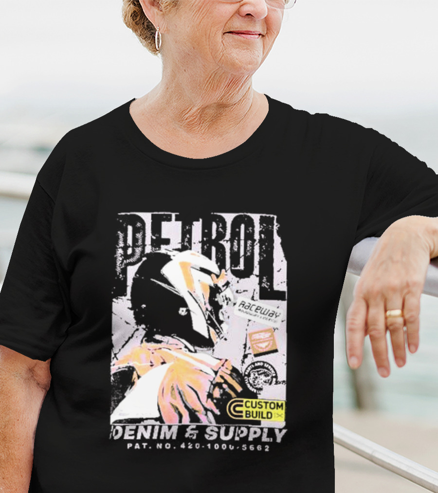 PETROL Raceway Custom Build Denim And Supply CVC Jersey Fabric 164951-U T-Shirt