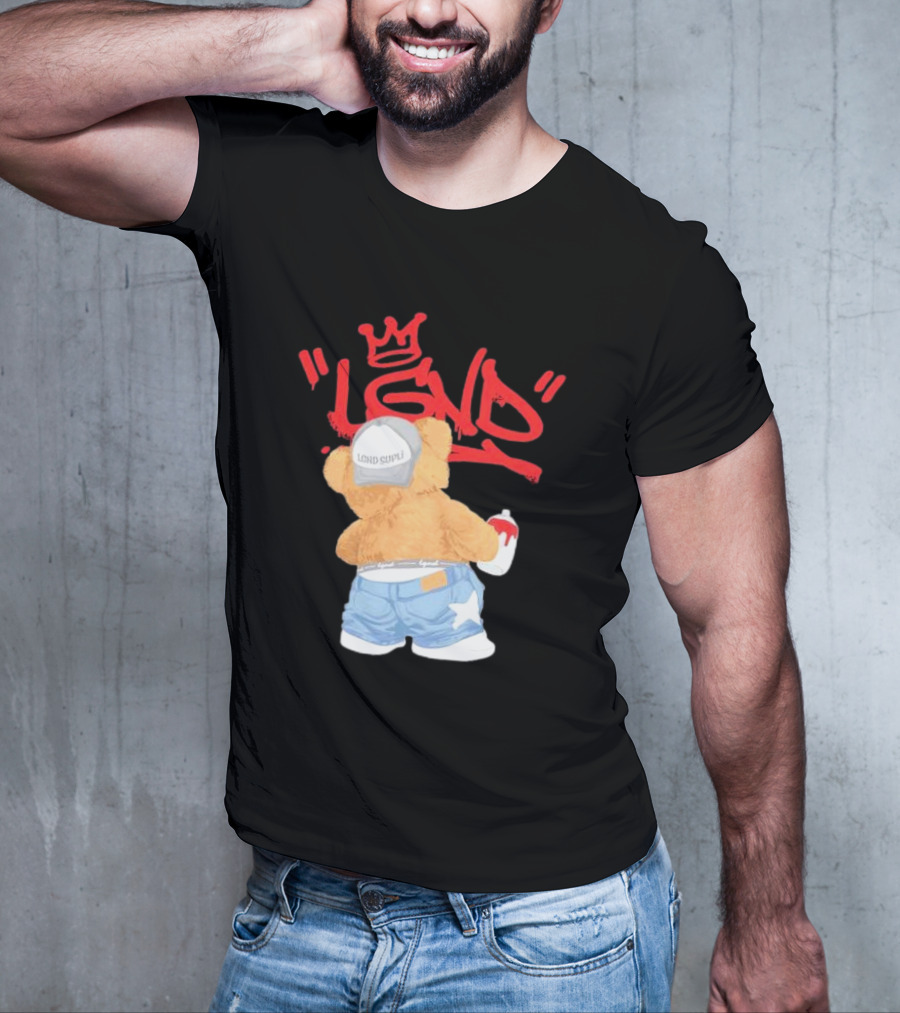 Tagger Bear LGND Lord Supply Graffiti T-Shirt