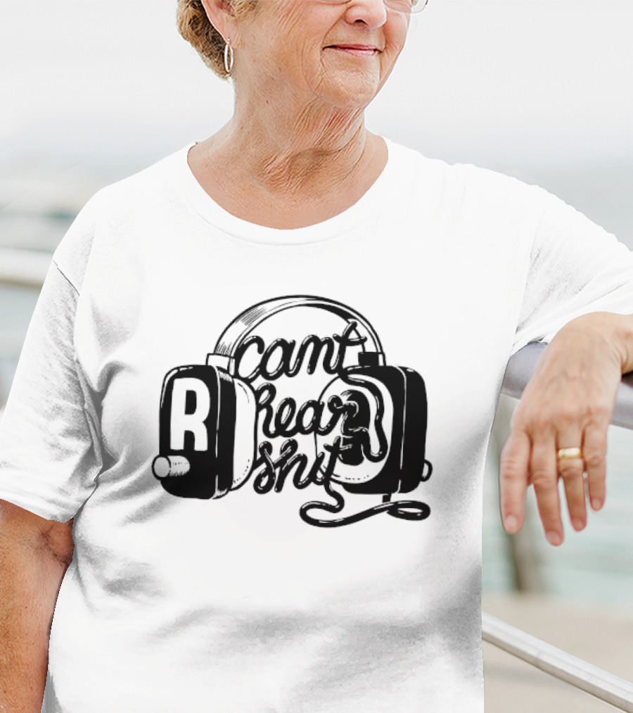 Can't Hear Shit DJ Westbam Headphone T-Shirt
