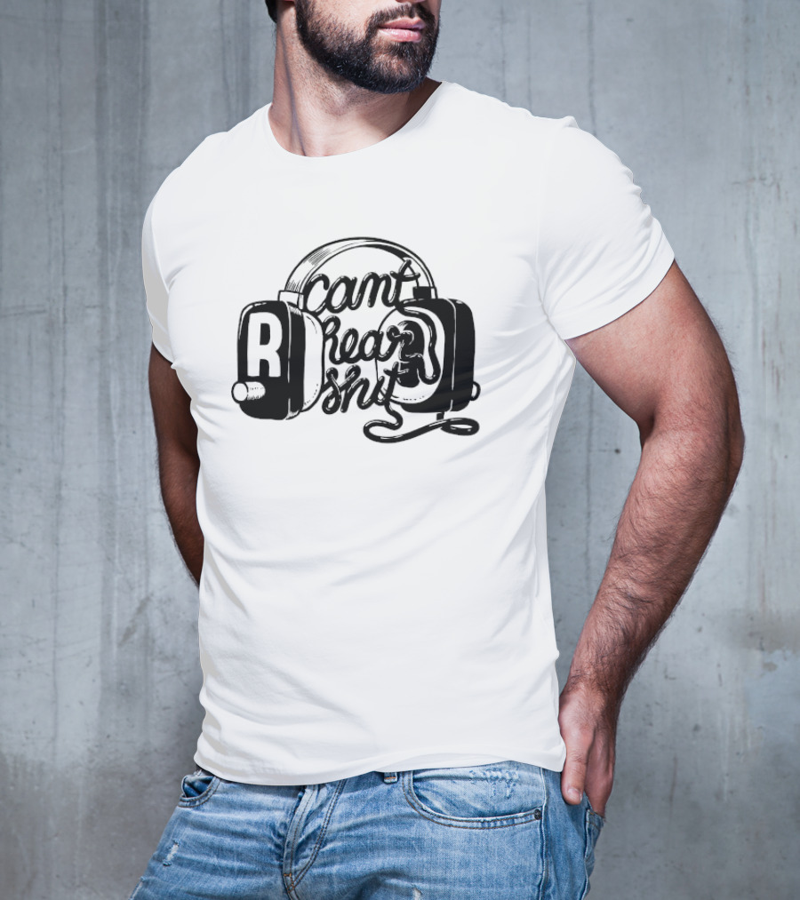 Can't Hear Shit DJ Westbam Headphone T-Shirt