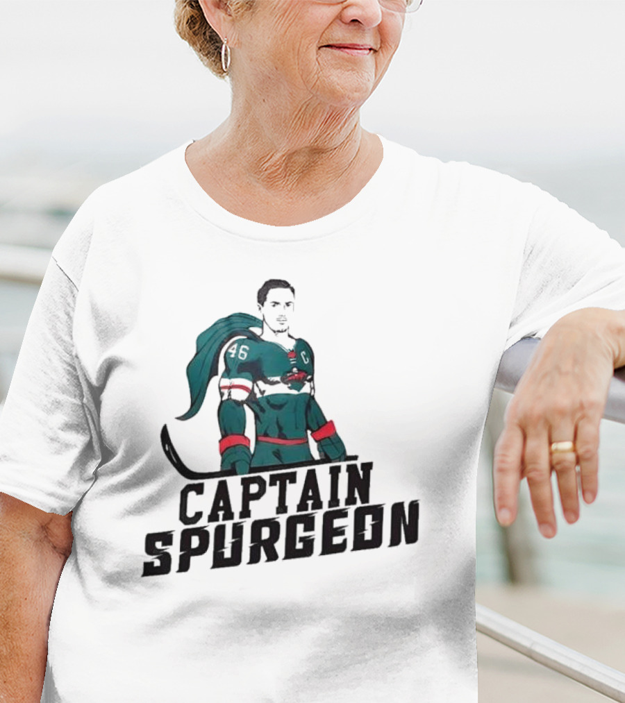 Captain Spurgeon 46 Hockey Superhero T-Shirt