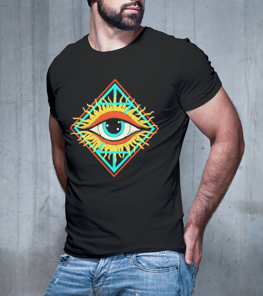 Diamond Eye Zingara Sunburst Geometric T-Shirt