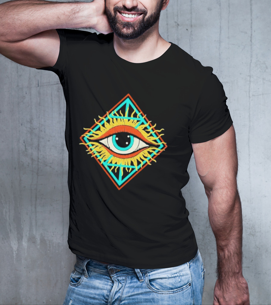 Diamond Eye Zingara Sunburst Geometric T-Shirt