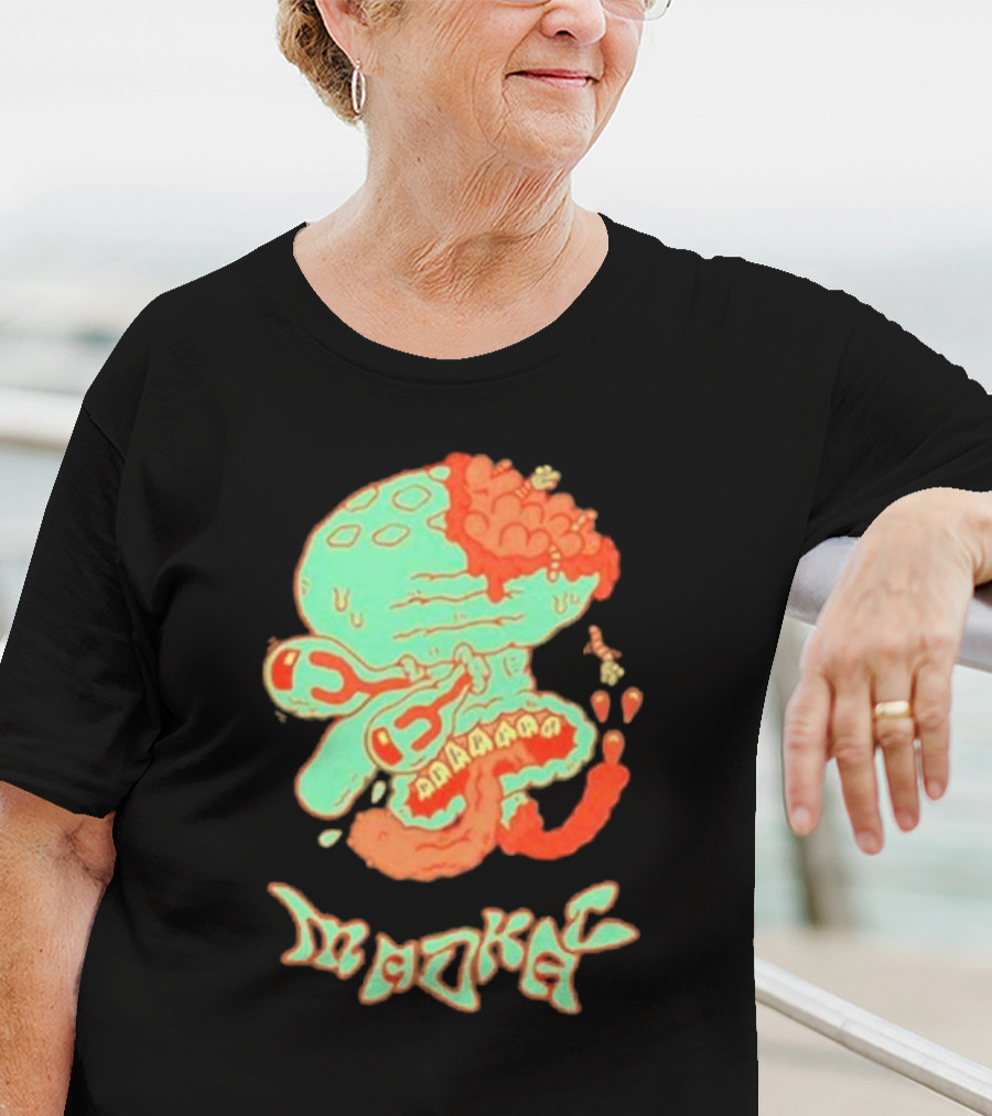 Madkat Ewww Calamardo Surreal Zombie Pop T-Shirt