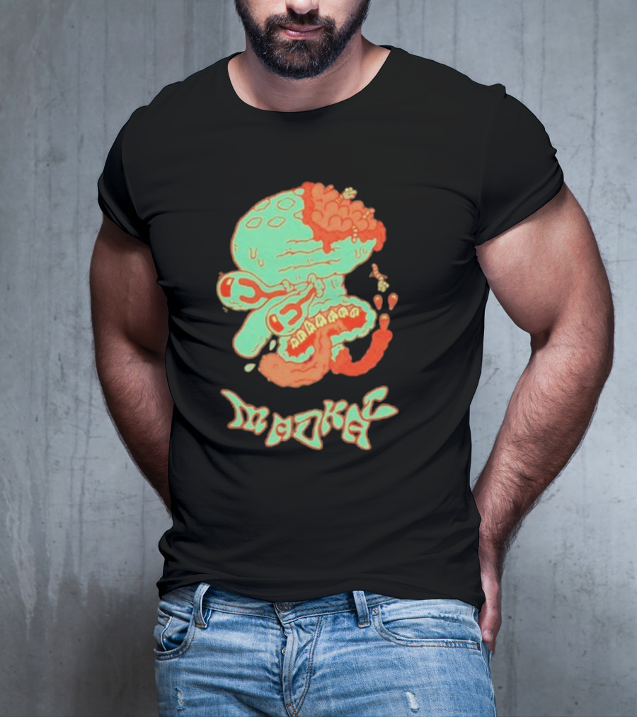 Madkat Ewww Calamardo Surreal Zombie Pop T-Shirt