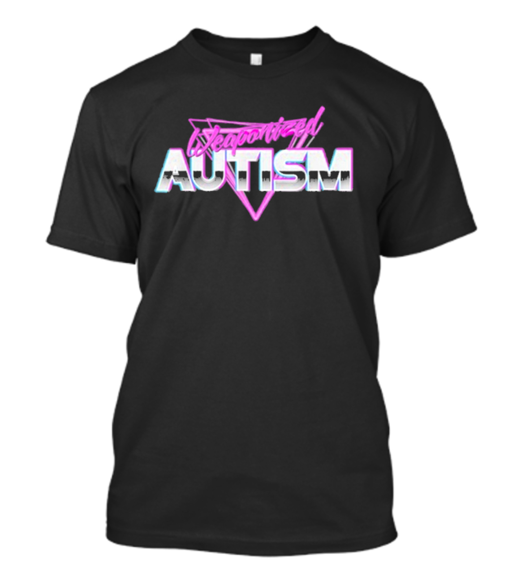 Weaponized Autism 80s Aesthetic Retro Cyber...T-Shirt 