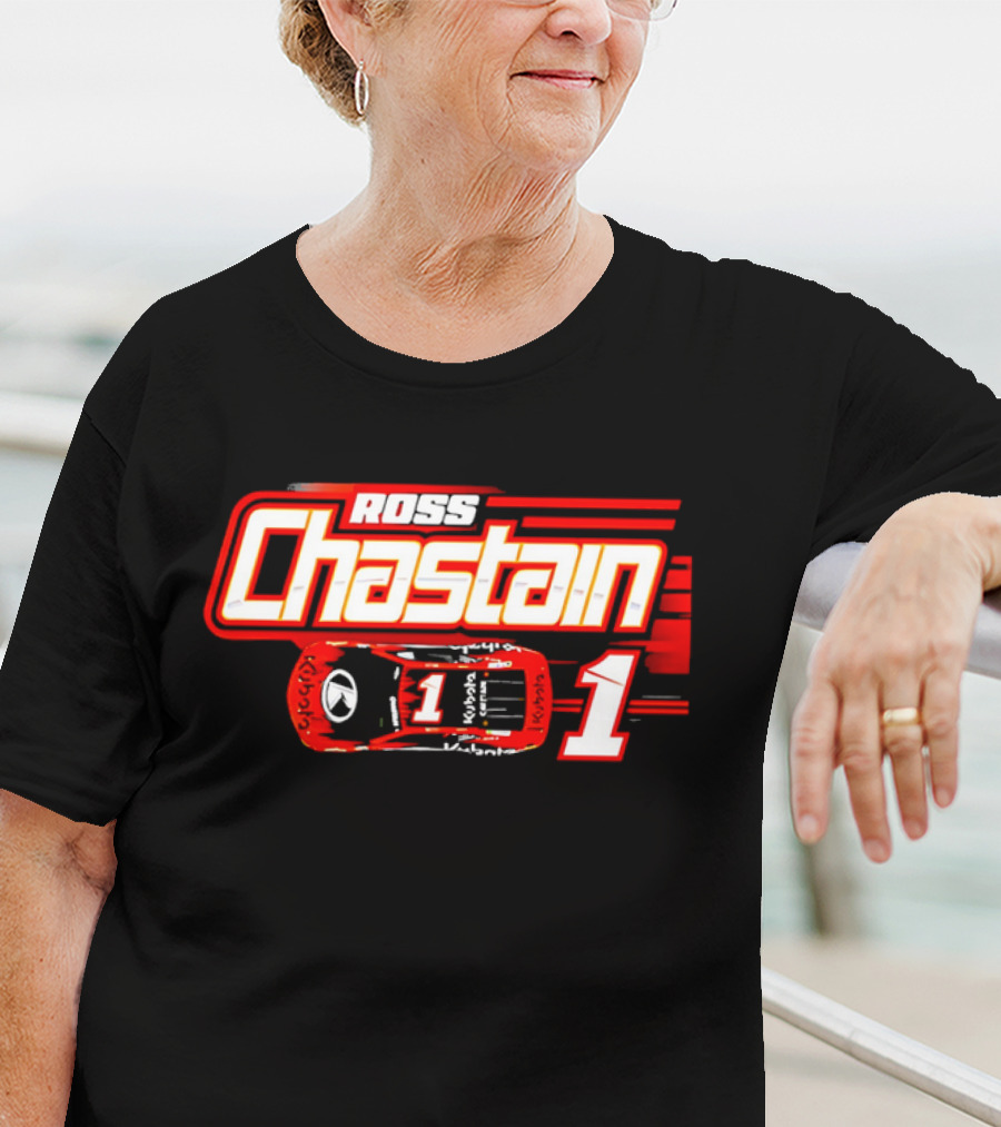 Ross Chastain 1 Racing Car Number One T-Shirt