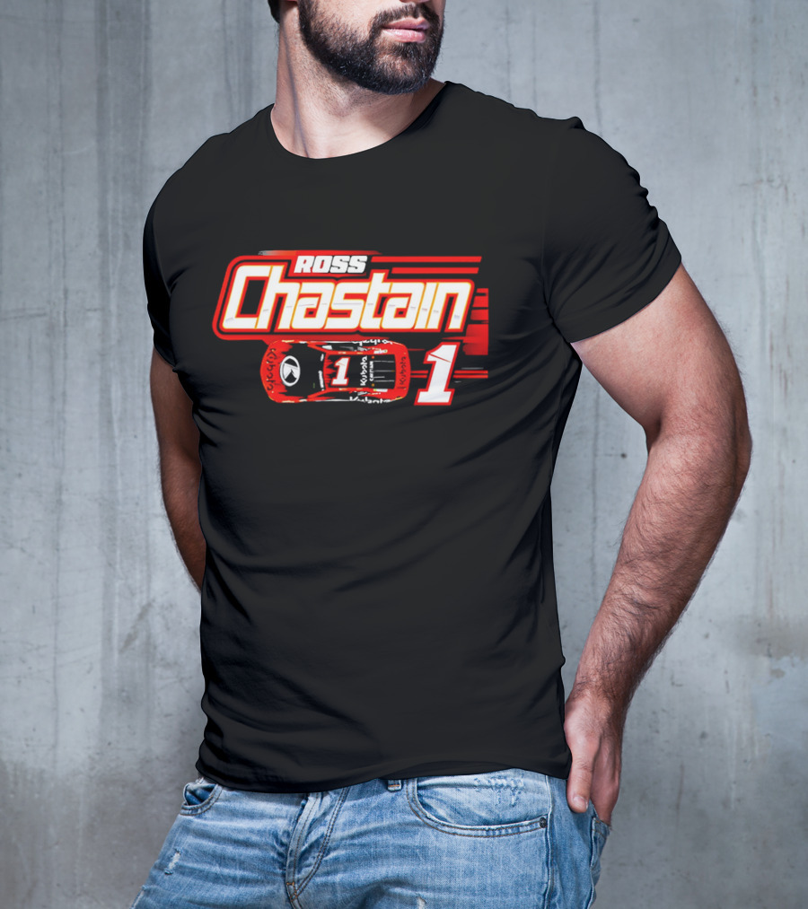 Ross Chastain 1 Racing Car Number One T-Shirt