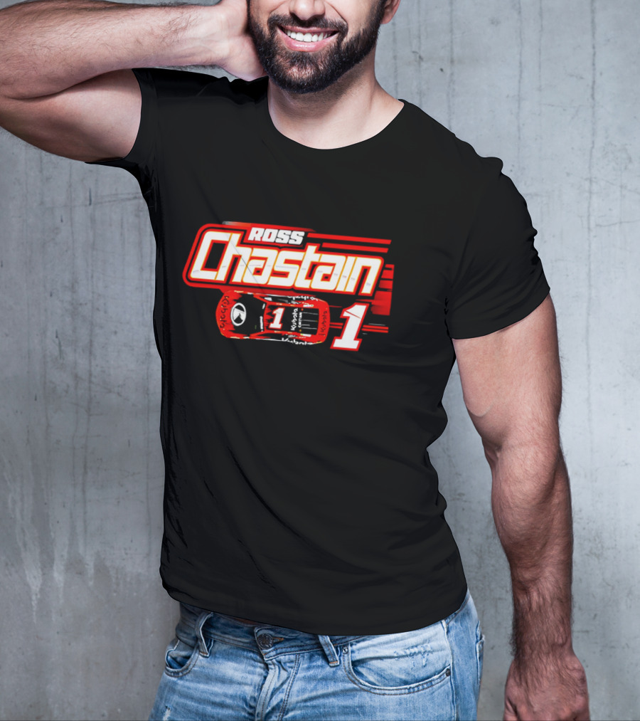 Ross Chastain 1 Racing Car Number One T-Shirt