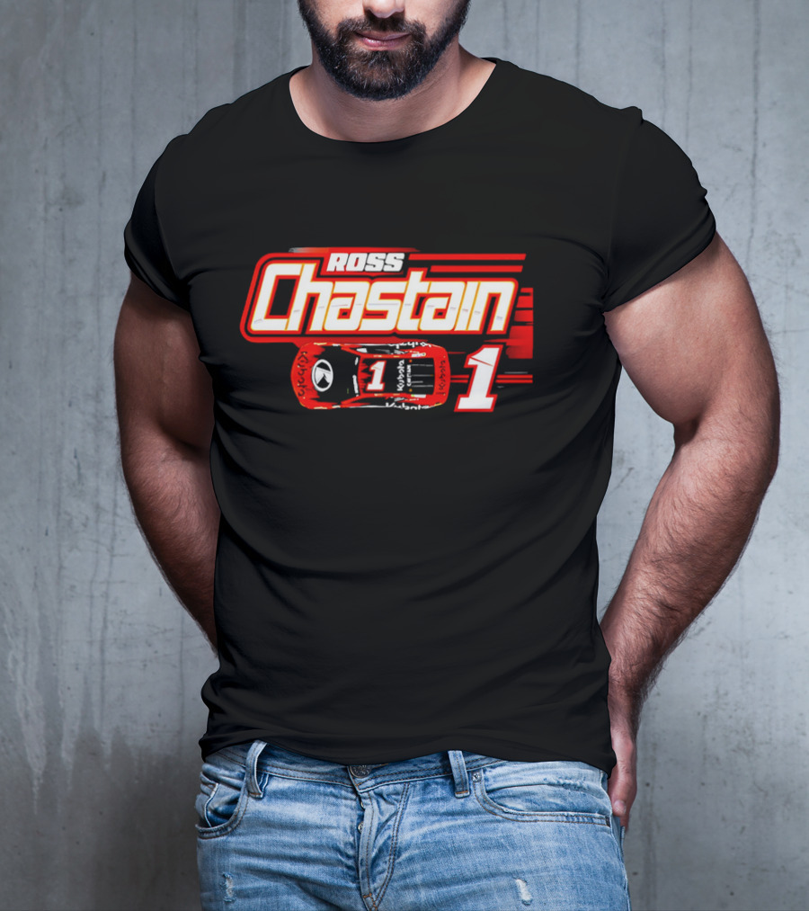 Ross Chastain 1 Racing Car Number One T-Shirt