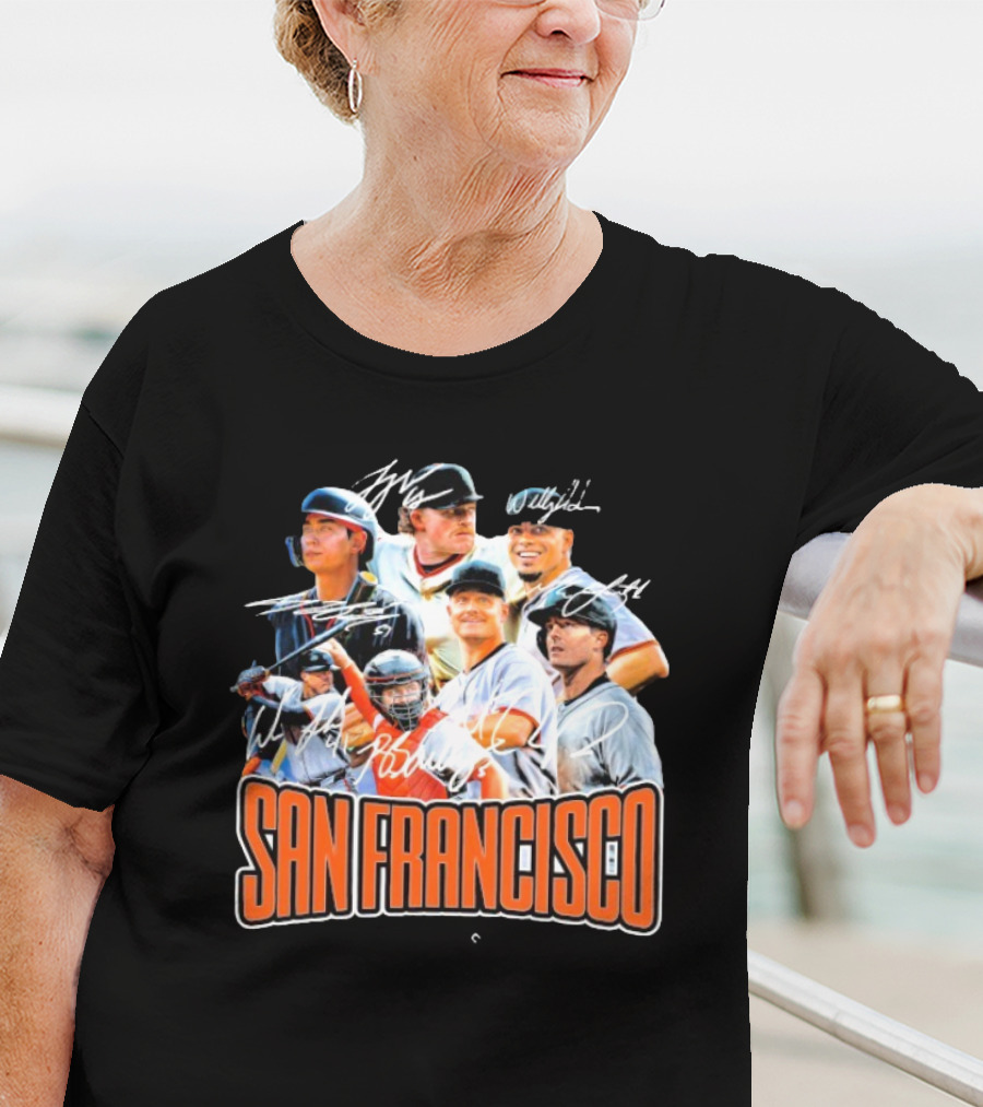 San Francisco Giants MLB Players Series Signatures 2025 T-Shirt