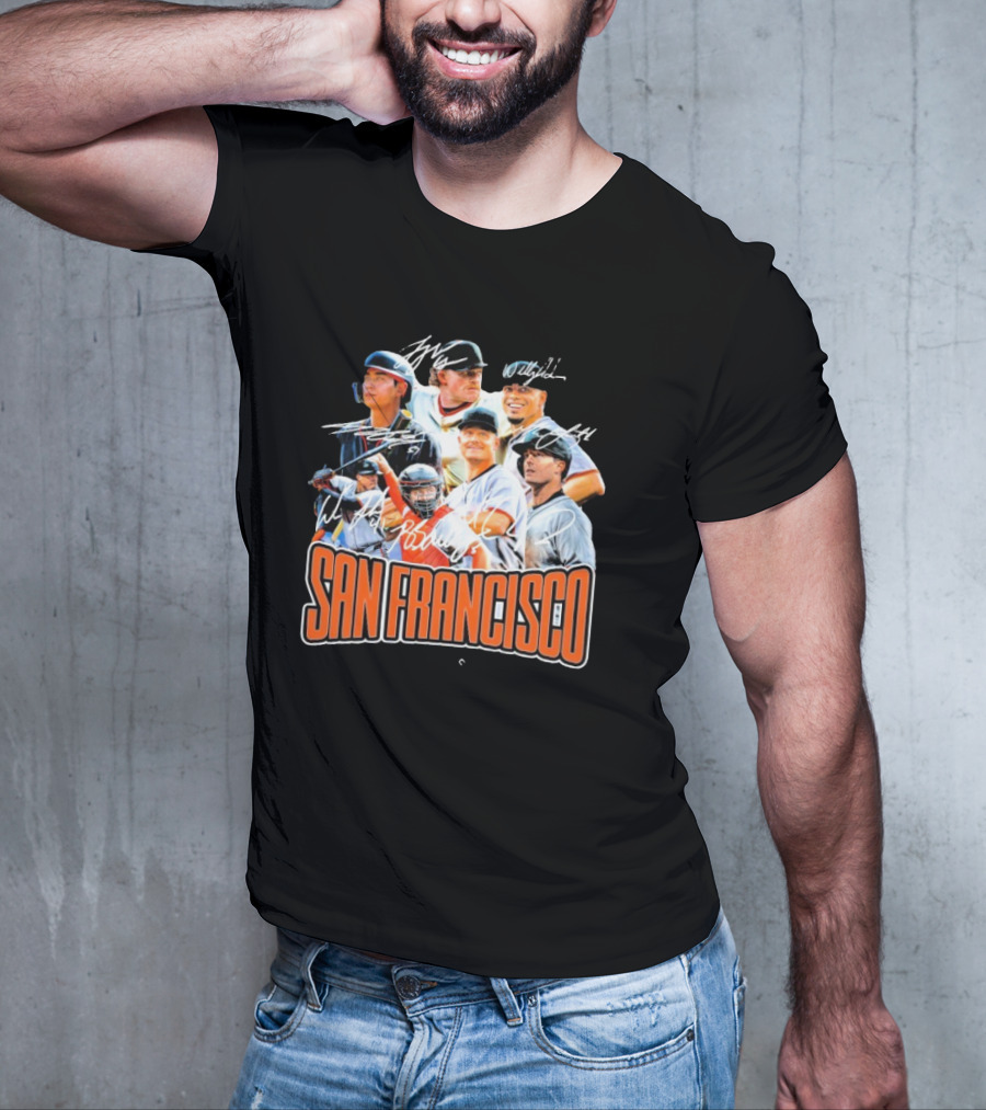 San Francisco Giants MLB Players Series Signatures 2025 T-Shirt