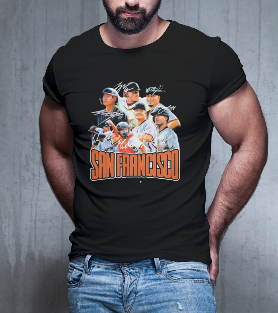 San Francisco Giants MLB Players Series Signatures 2025 T-Shirt