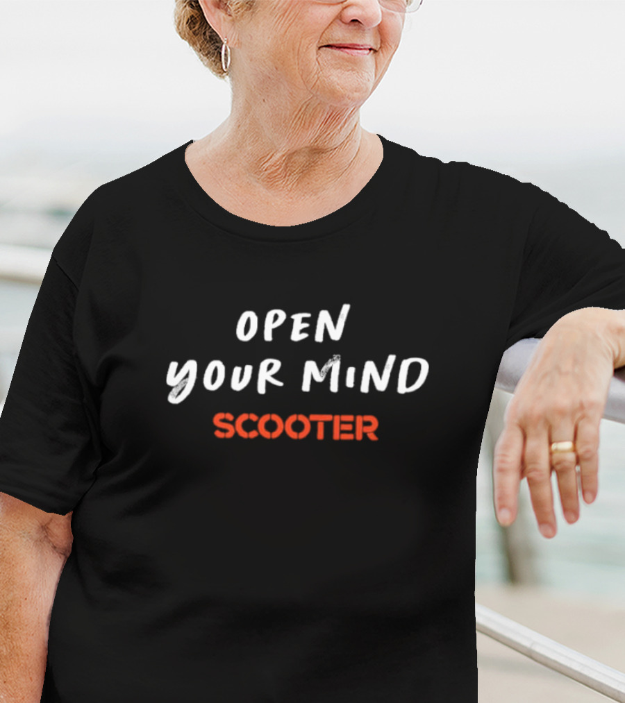 Open Your Mind Scooter T-Shirt