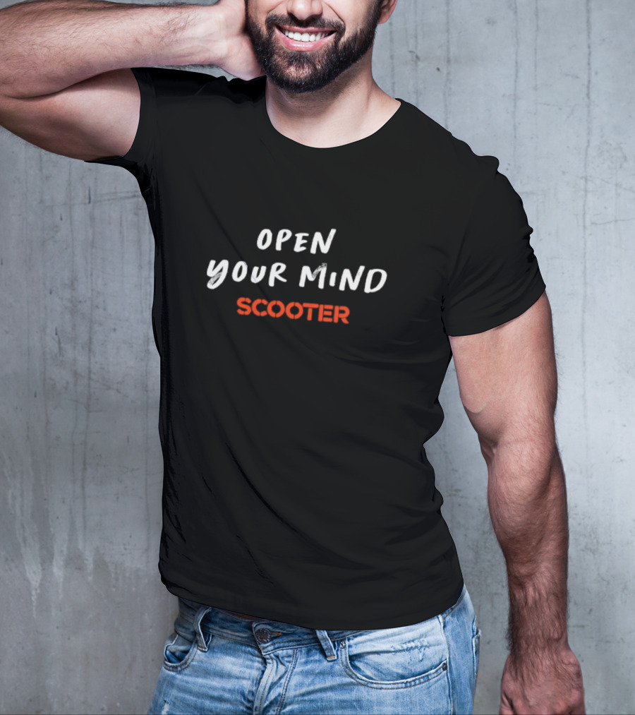 Open Your Mind Scooter T-Shirt