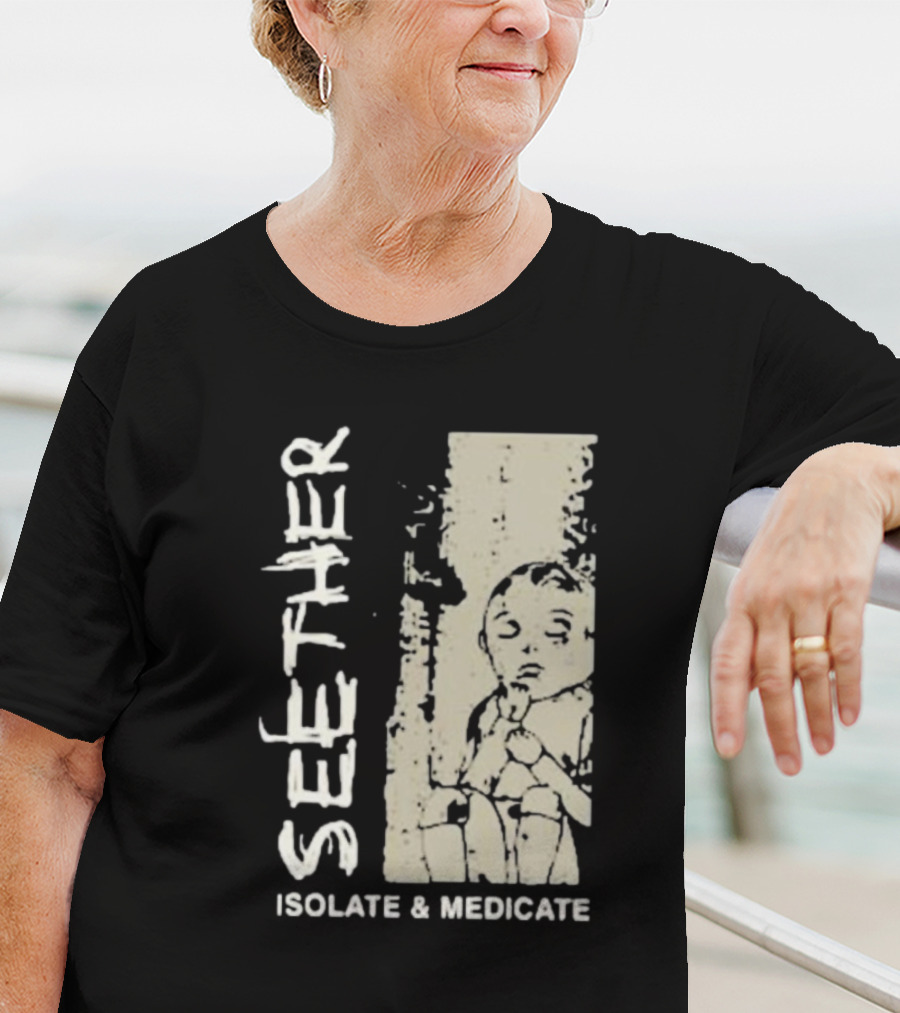 Seether Isolate And Medicate Grunge Child Sketch T-Shirt