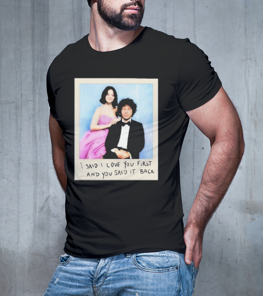 Selena Gomez I Said I Love You First And You Said It Back Polaroid Photo T-Shirt