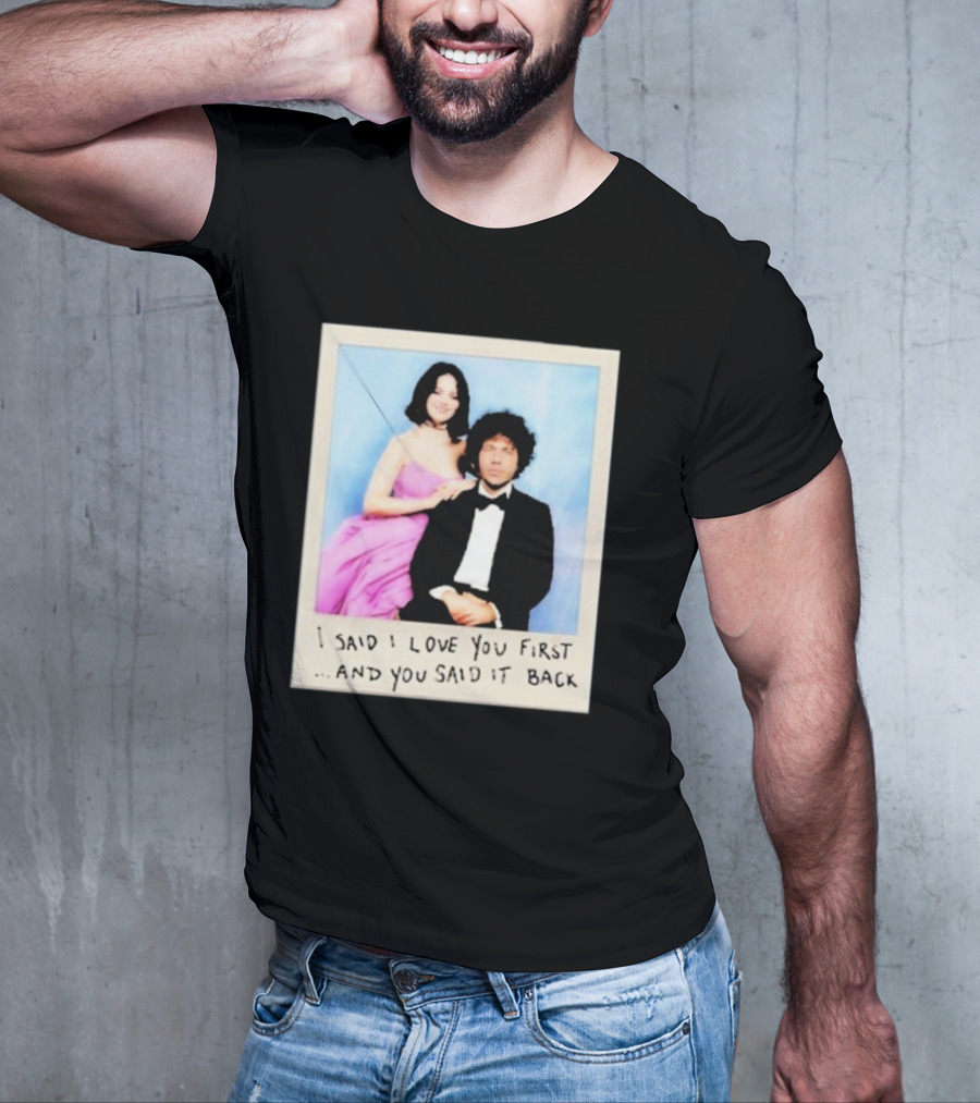Selena Gomez I Said I Love You First And You Said It Back Polaroid Photo T-Shirt