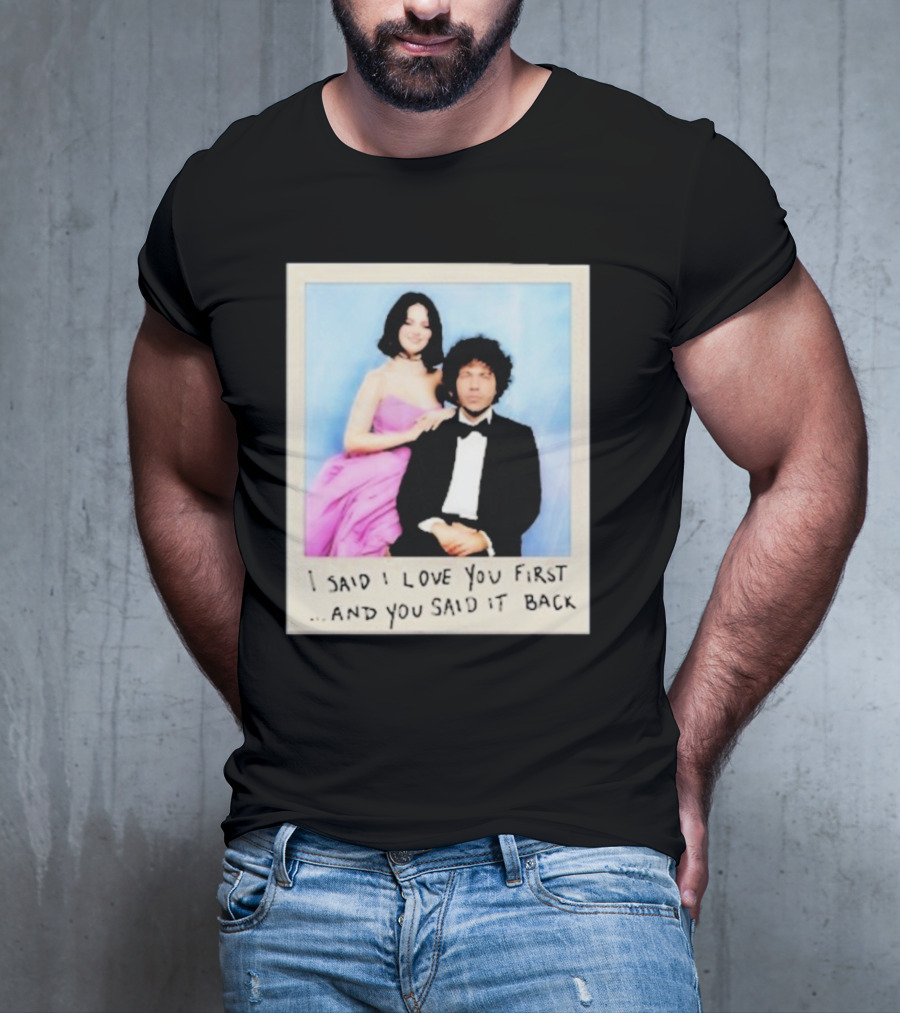 Selena Gomez I Said I Love You First And You Said It Back Polaroid Photo T-Shirt
