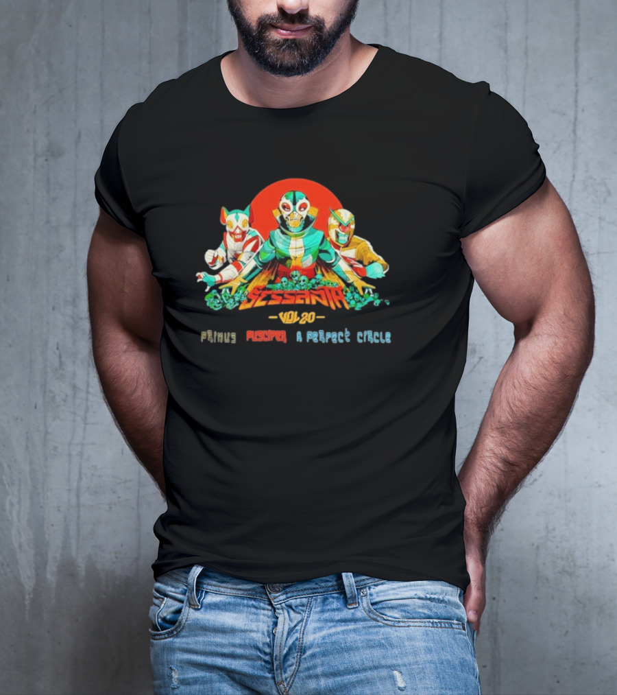 Sessanta Vol 2.0 Primus Puscifer A Perfect Circle May 6 2025 Hollywood FL T-Shirt