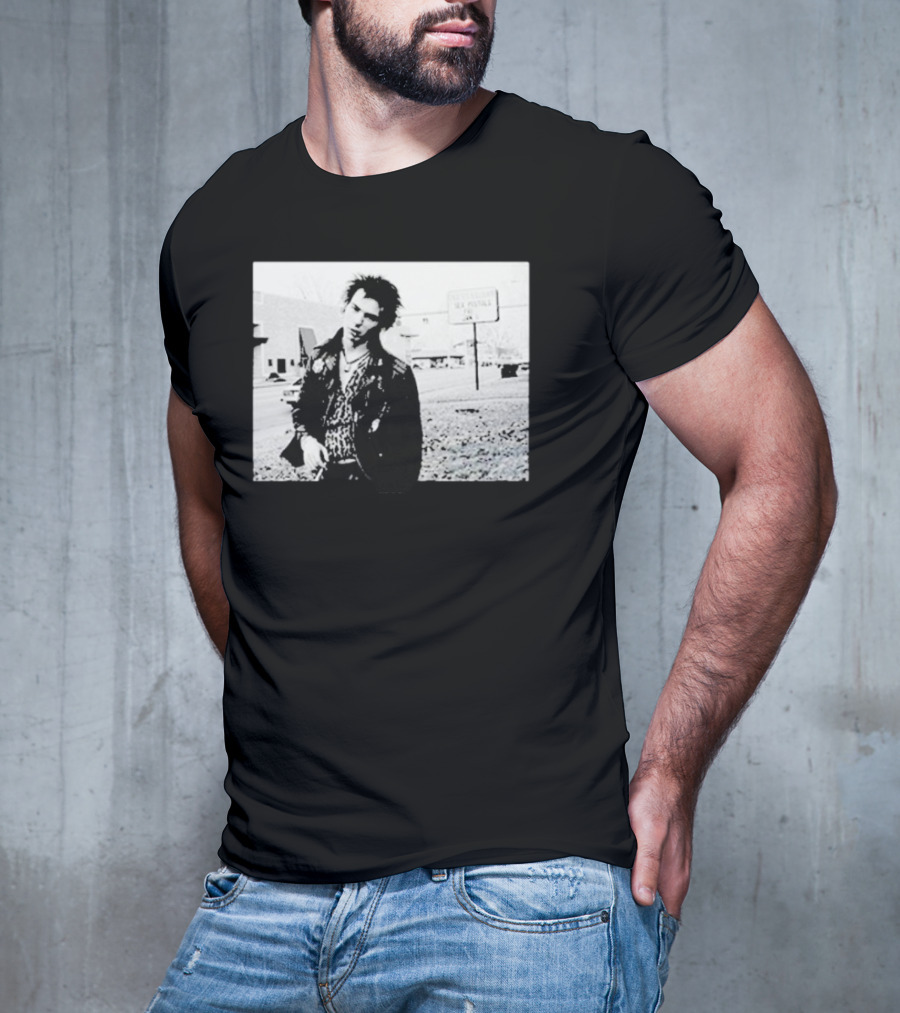 Sex Pistols Babylon Sid Vicious Street Scene Retro Punk Style T-Shirt