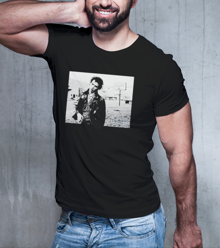 Sex Pistols Babylon Sid Vicious Street Scene Retro Punk Style T-Shirt