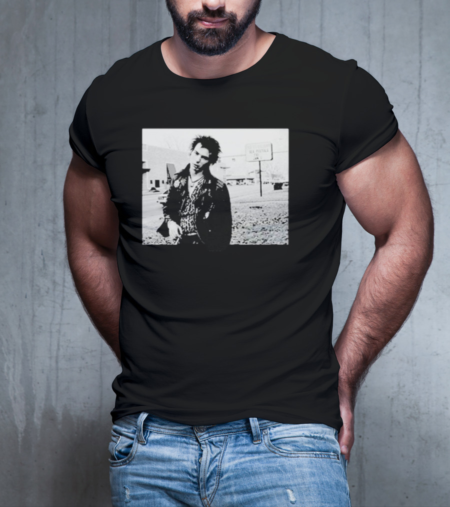 Sex Pistols Babylon Sid Vicious Street Scene Retro Punk Style T-Shirt