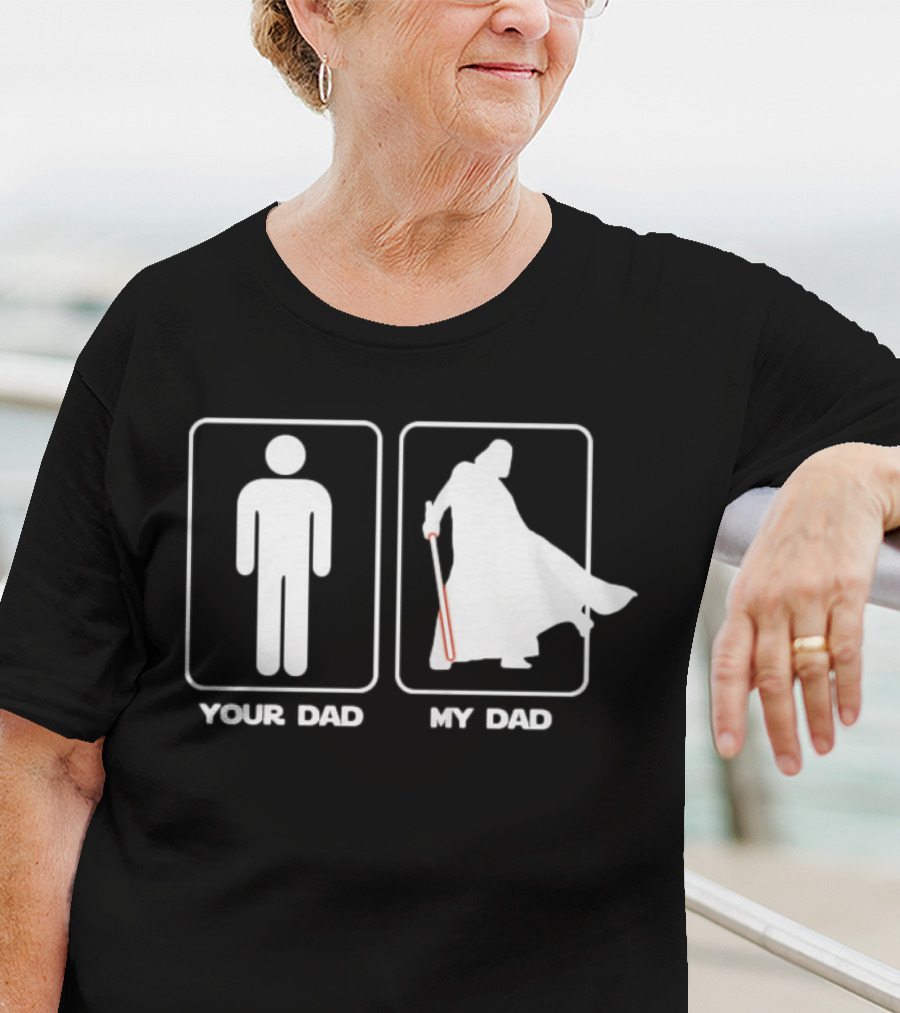YOUR DAD MY DAD LIGHTSABER ICON DUO T-Shirt