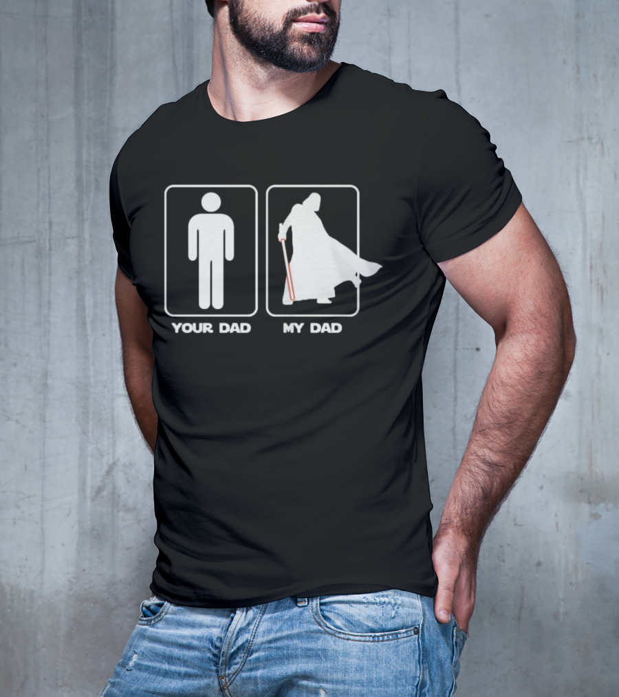 YOUR DAD MY DAD LIGHTSABER ICON DUO T-Shirt