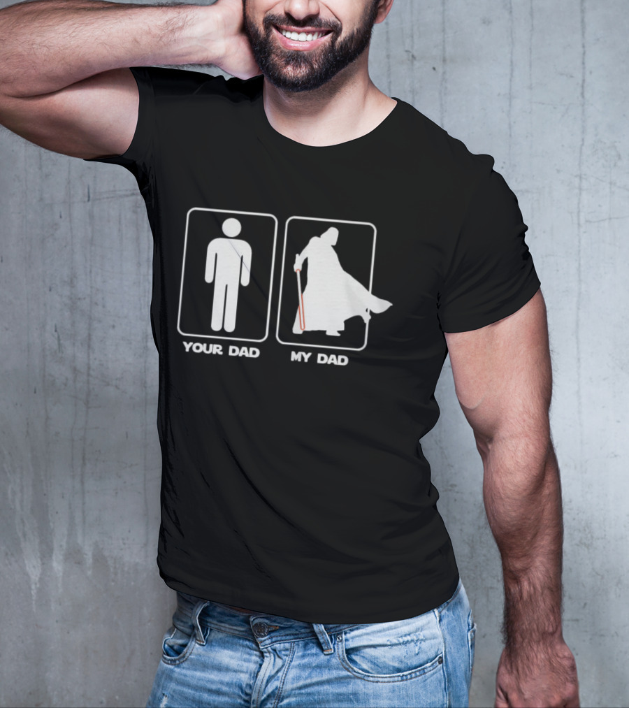 YOUR DAD MY DAD LIGHTSABER ICON DUO T-Shirt
