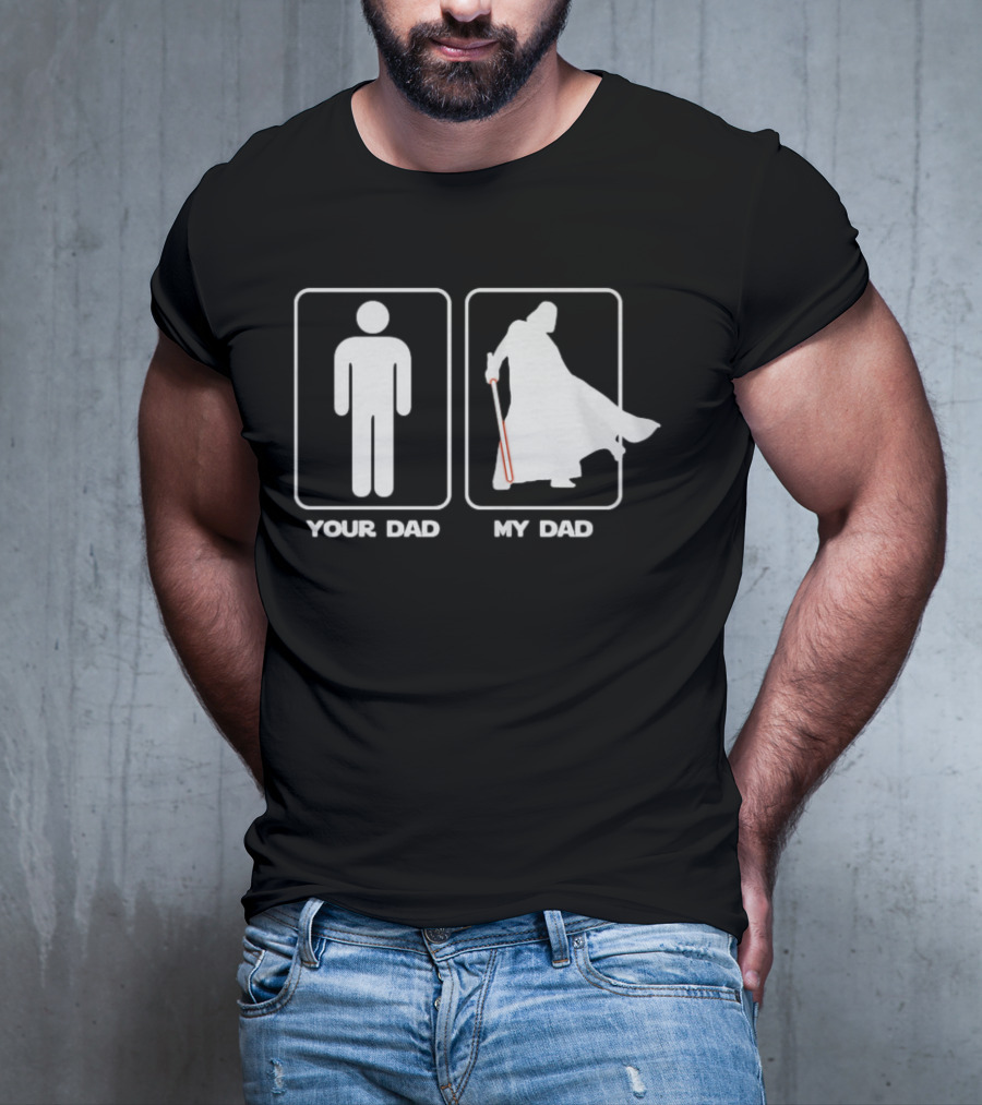 YOUR DAD MY DAD LIGHTSABER ICON DUO T-Shirt